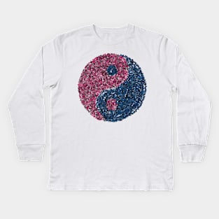 Yin Yang 3 Kids Long Sleeve T-Shirt